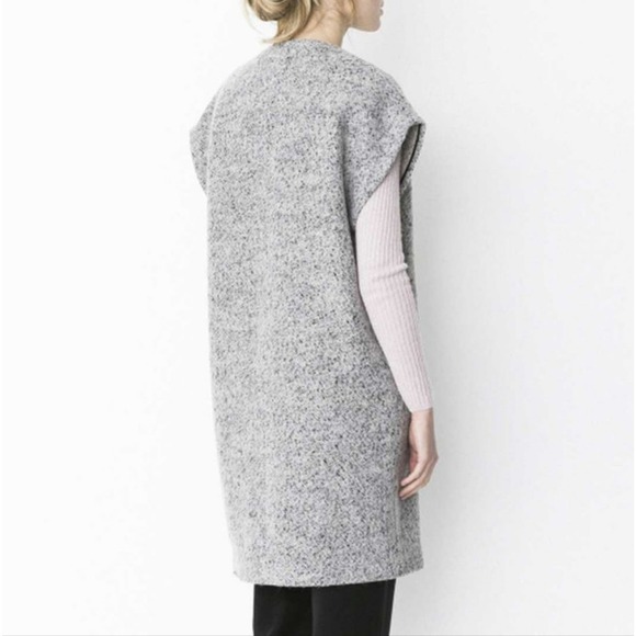 Storm & Marie Ash Wool Blend 40/60 Waist Coat Vest Woman's sz S/4 - Picture 2 of 16